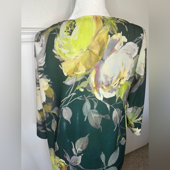 Karen Kane Green and Yellow Sheath Dress size M - Picture 4 of 9